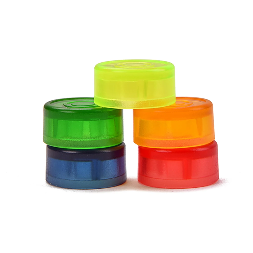 

5pcs Guitar Effect Pedal Plastic Knobs Replacement Push On Amplifier Round Durable 2.4Cm Diameter 1.2Cm Height Colorful Guitar