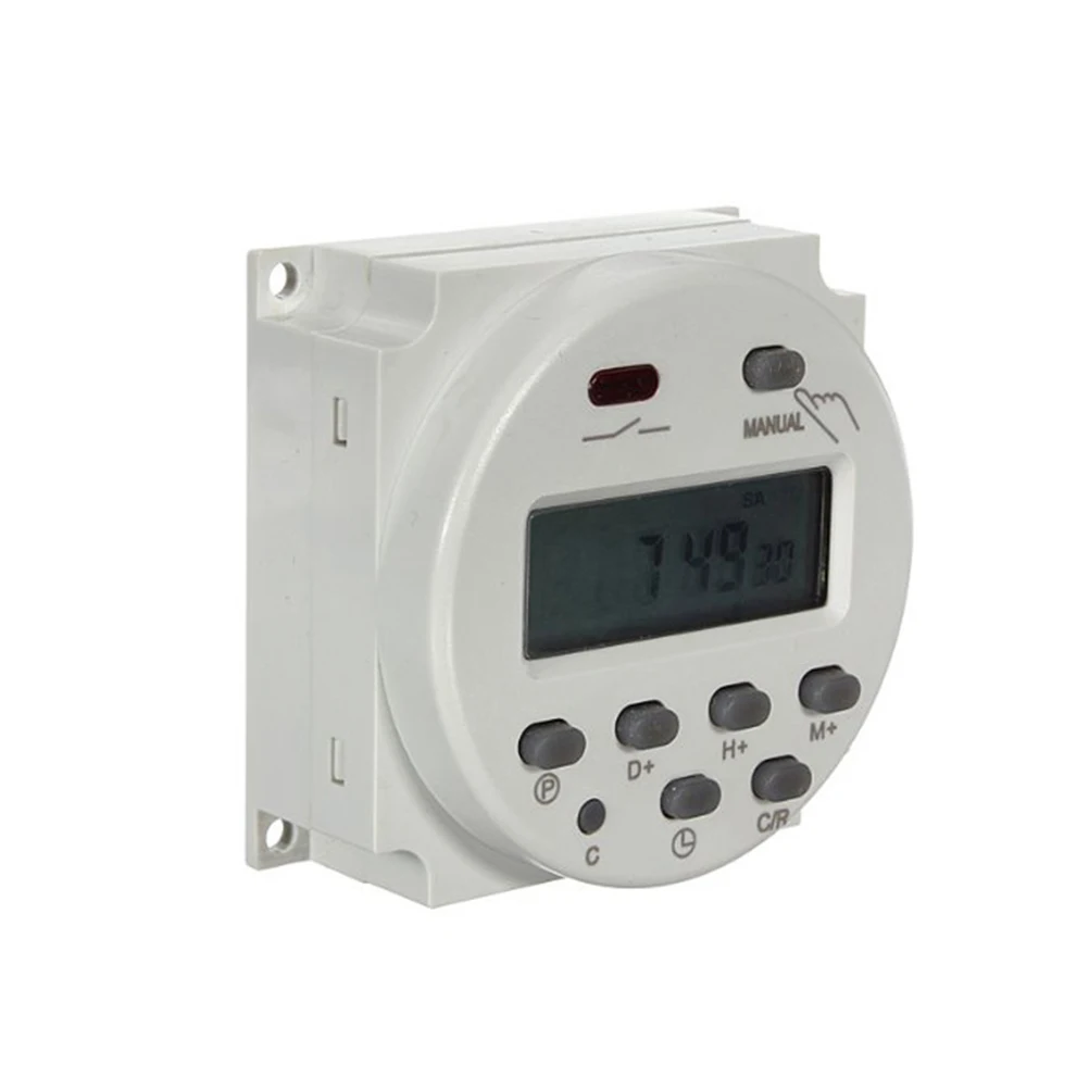 

12 V Microcomputer LCD Digital Timer Power Control Automatic Power-off 12V White
