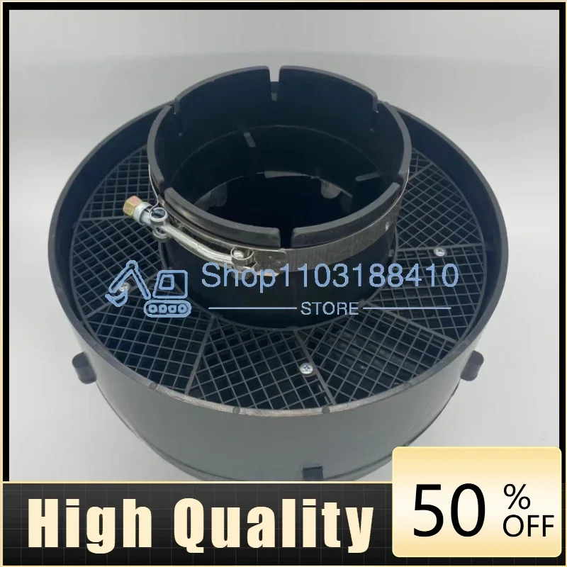 336D E330 345 130-3280 Mushroom Head Filter Excavator Parts Air Prefilter H002438 153MM Rain Cap Dust Cover