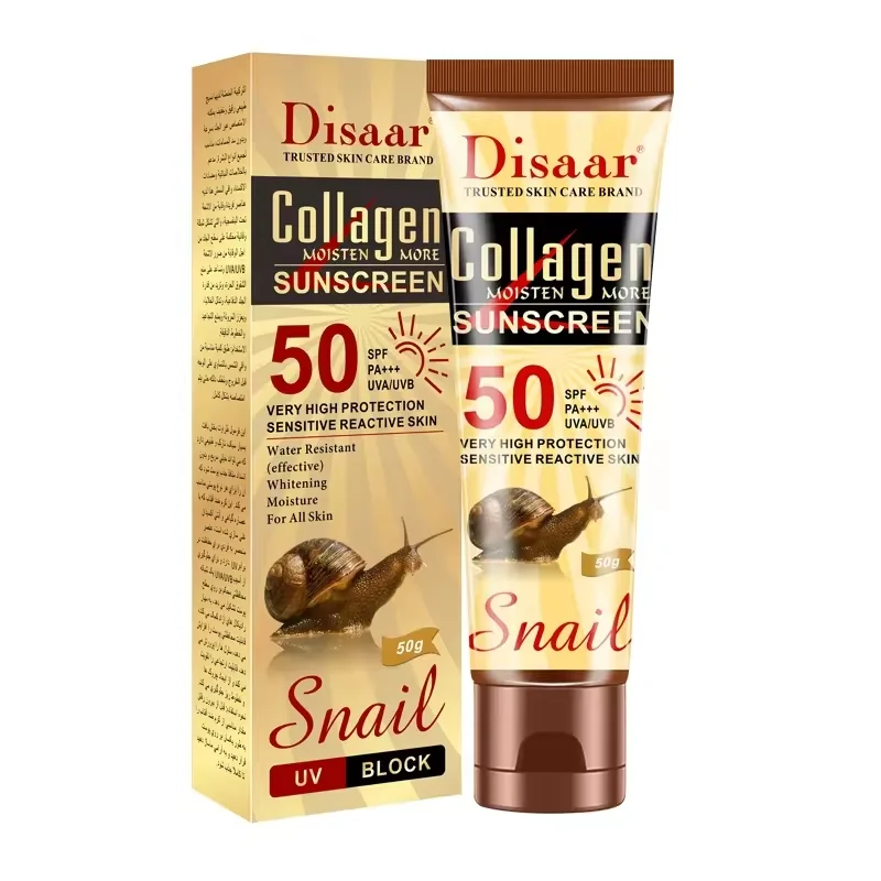 

Disaar Bone Collagen Sunscreen For Men And Women, UV Protection, Sunscreen, Black Moisturizing 50g