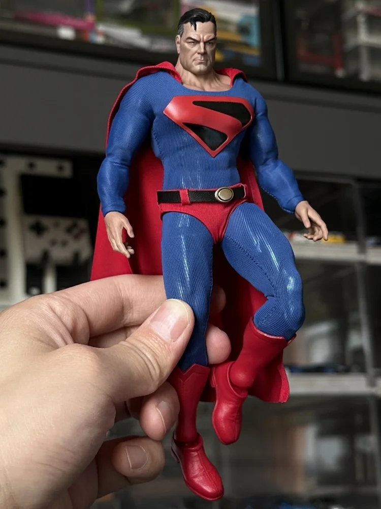 In Stock Dc Heaven'S Descent Superman Shazam 1/12 Cloth Movable Figure Model Toy Gifts Resonance Studios Gong