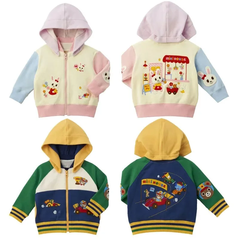 Winter Kids Jackets Cartoon Bear Coat Girls Outerwear Jaqueta New in Outerwears Japanese Baby Jacket Ceketler Kids Clothes Boy