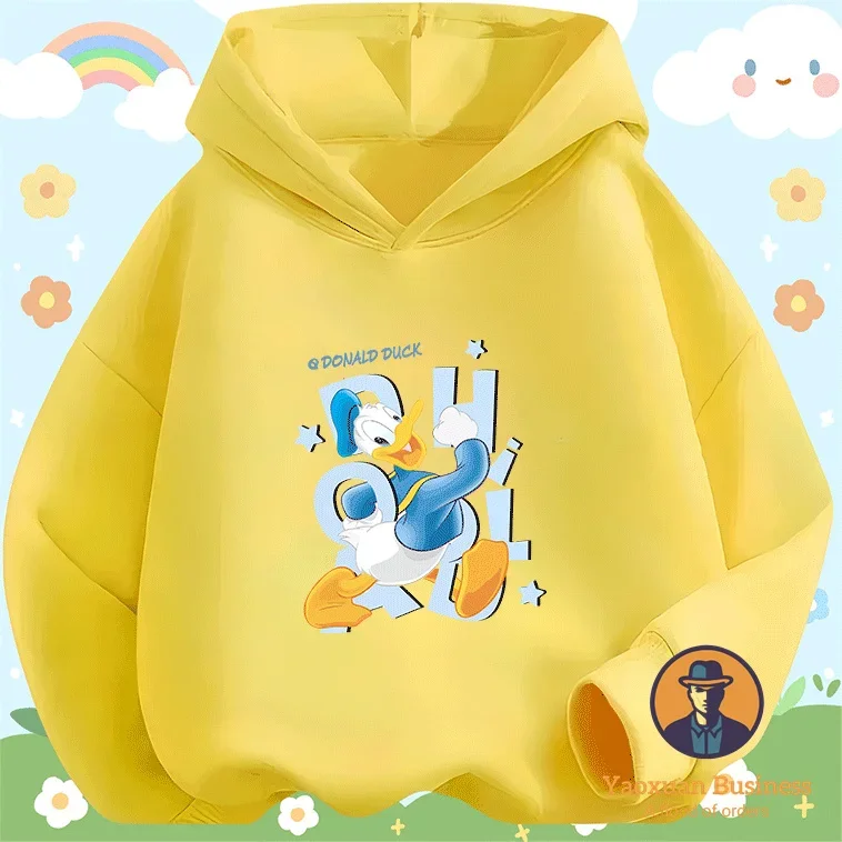 Quente disney mickey mouse meninas meninos moletom bonito dos desenhos animados impressão quente à prova de vento outono inverno moda