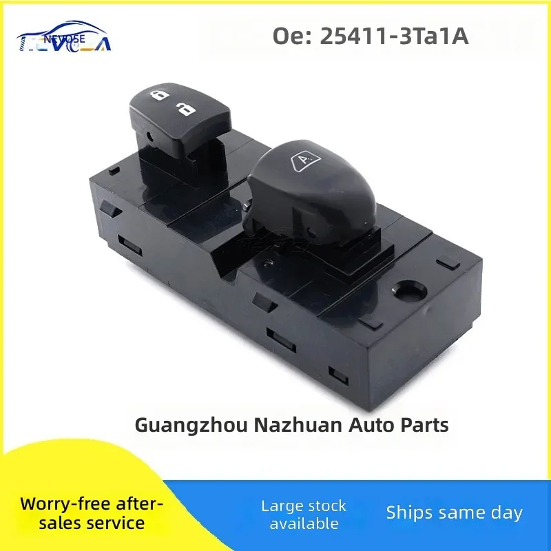 For Nissan Teana Window Lift Control Switch Glass Lifter Button 25411-3TA1A Auto Parts Accessories