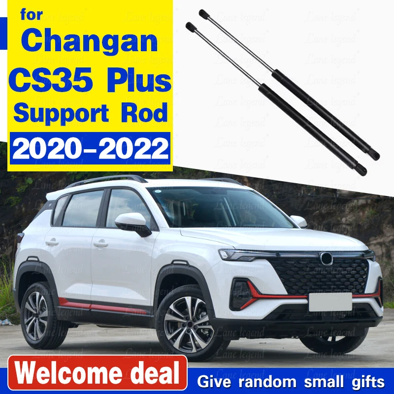 

2Pcs Car Refit Bonnet Hood Gas Spring Shock Lift Strut Bars Support Rod Car-Styling for Changan CS35 PLUS 2020-2022