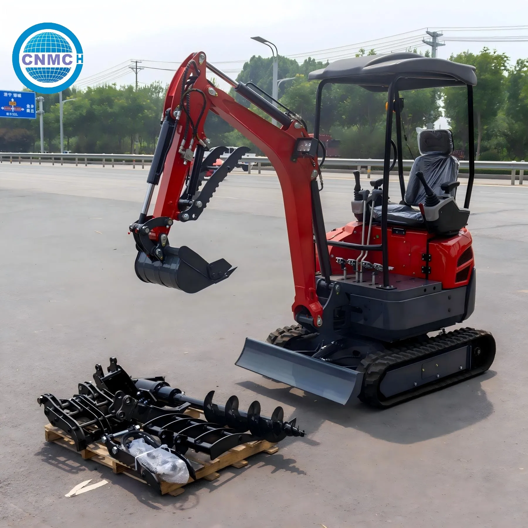 

CNMC Mini Excavator Kubota 1.8 Ton Crawler Digger Portable Easy Operate Customizable High Performance Factory Direct Sales