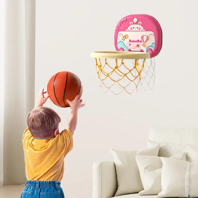 

Indoor Basketball Hoop For Toddler Height Adjustable Basketball Hoops & Goals Active Fun Silent Toy Basketball Products