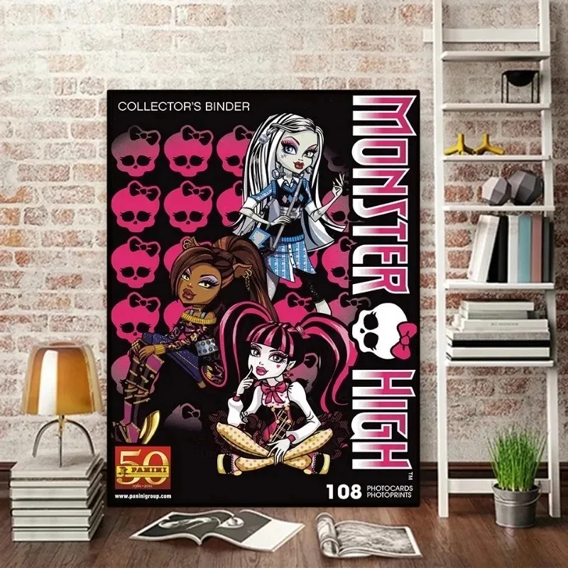 ملصقات ومطبوعات أنيمي كلاسيكية عالية الجودة ، لوحة قماشية كرتونية ، صورة فنية جدارية ، غرفة معيشة للأطفال ، هدايا ديكورية منزلية #4