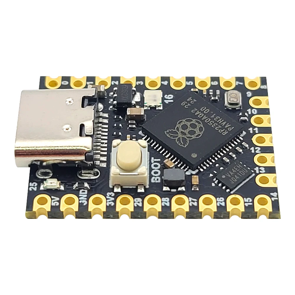 Módulo de placa de desenvolvimento rp2350 para raspberry pi zero mcu dual core 150mhz 520kb sram 2mb flash uart i2c spi pwm usb1.1 TYPE-C
