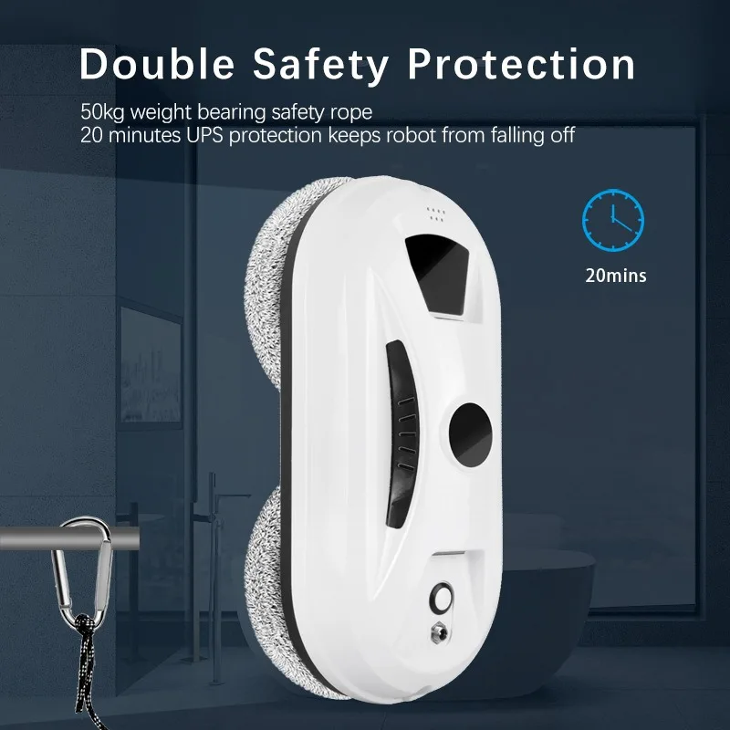 창 청소 로봇 창 세탁기 로봇 가전 제품 진공 청소기 창 클리너 전기 유리 리모컨 포함