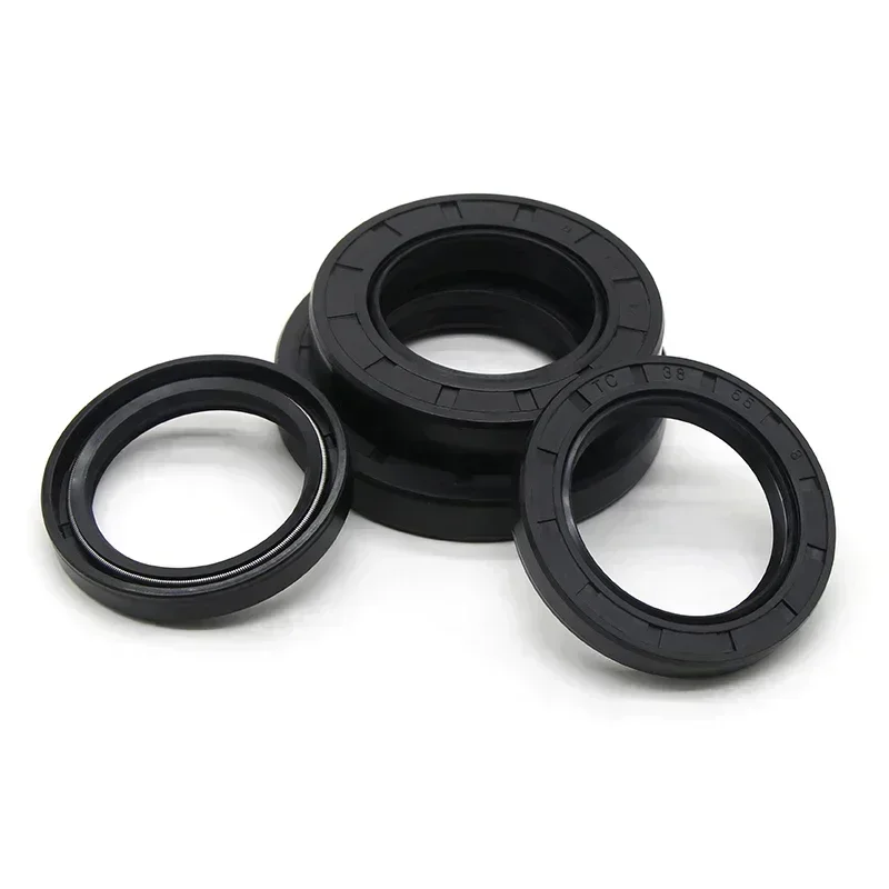 TC NBR Oil Seal ID 38mm OD 50mm ~ 72mm THK 7/8/10/12mm Nitrile Rubber Oil Resistant Double Lip Skeleton Rotating Shaft Gaskets