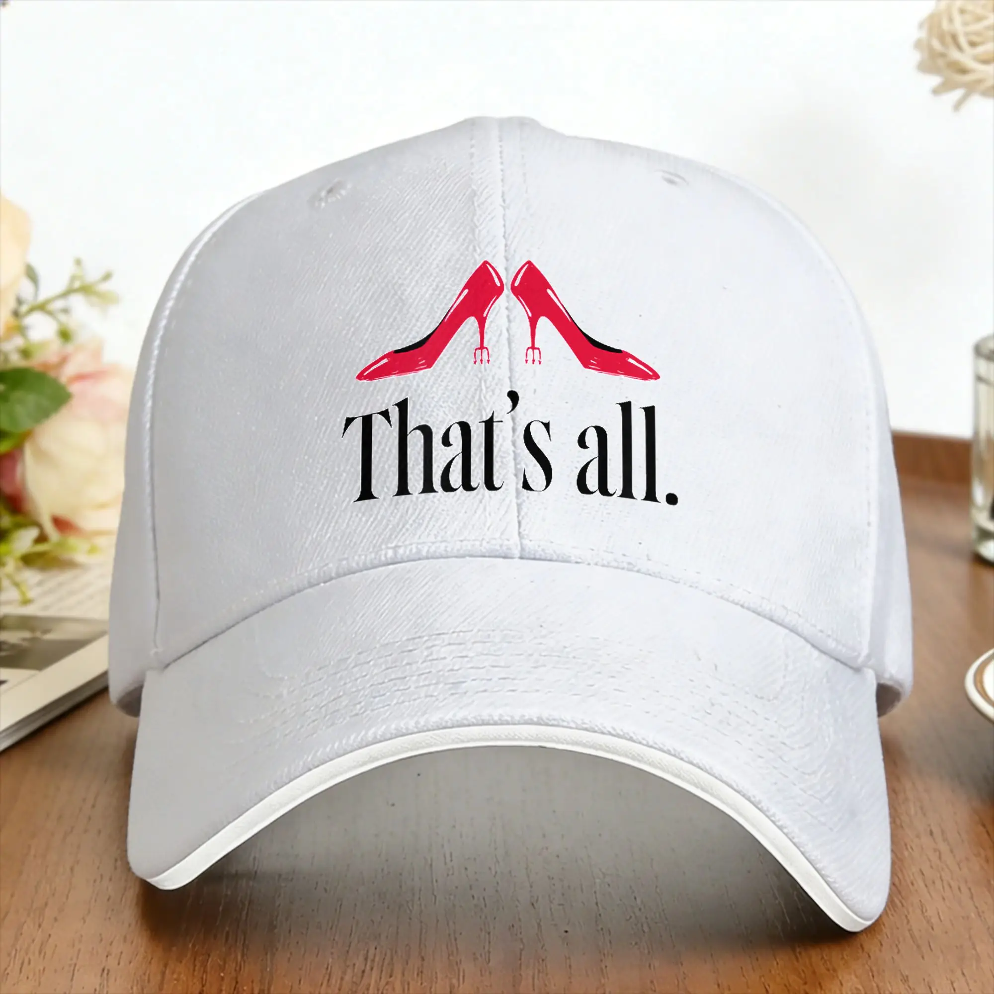The Devil Wears Pradad Red High Heel Trident Baseball Cap Miranda Men Trucker Hat Spring Classic Outdoor Sports Baseball Caps