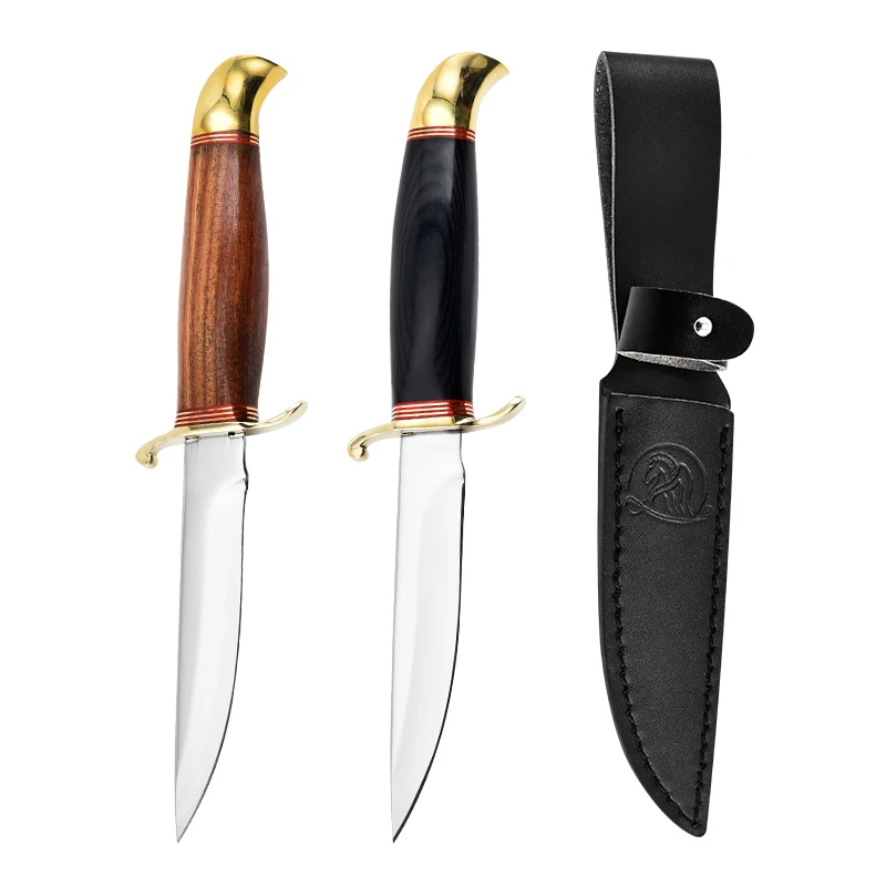 Outdoor knife camping knife outdoor survival knife straight knife self-defense knife hand knife meat knife