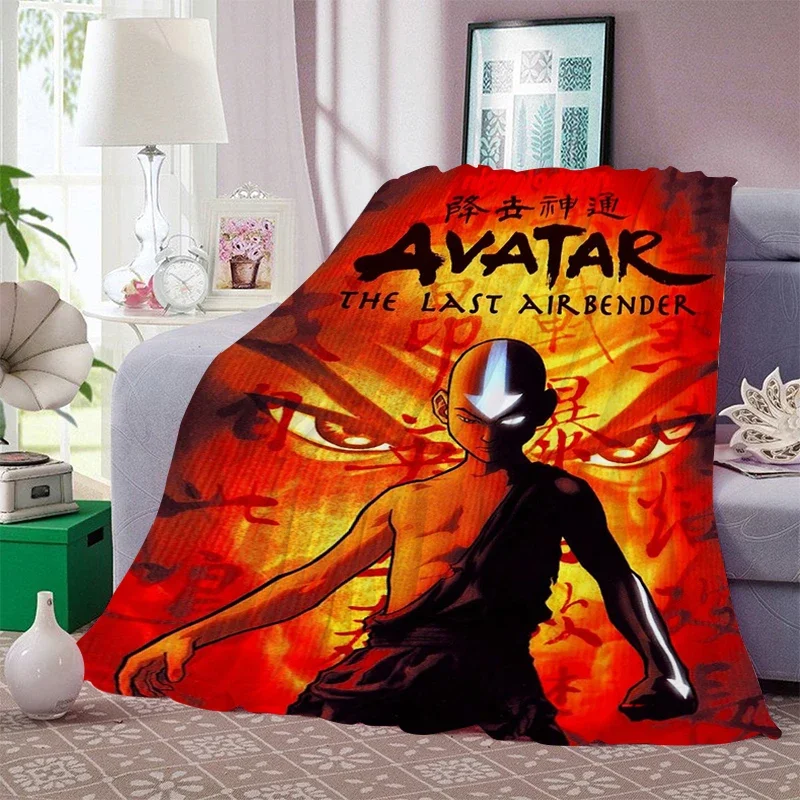 

Новые зимние одеяла для дивана King Size A-Avatar The Last Airbender, постельное белье из микрофибры на заказ, пушистые мягкие одеяла в стиле аниме, теплые