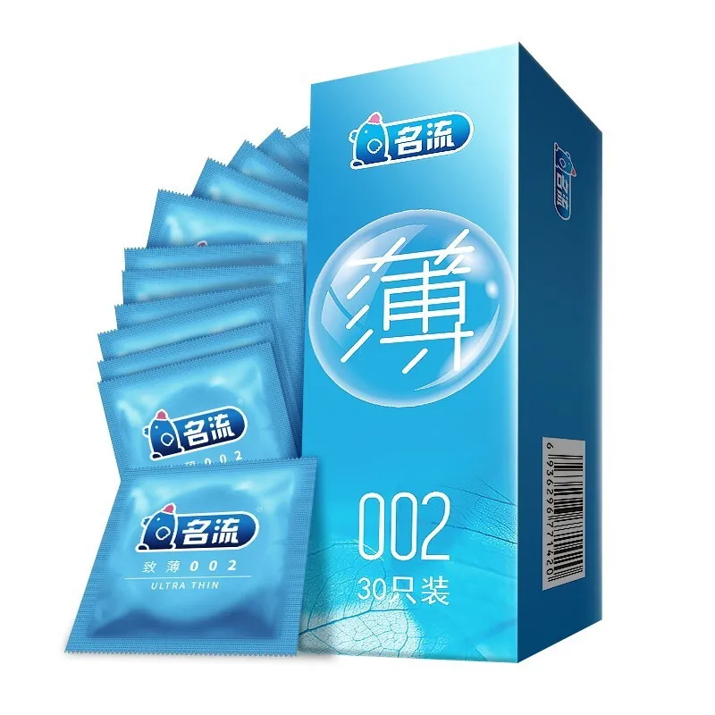 PERSONAGE 30Pcs 002 Ultra Thin Condoms For Men Lubricated Penis Sleeve Contraception Condones Sex Toys Adult Product long-lastin