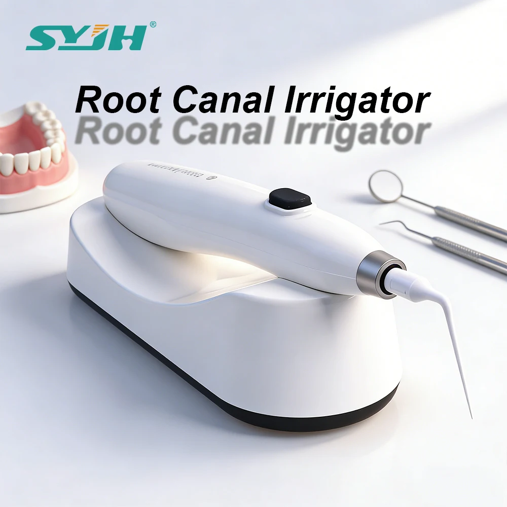 

SYJH Dental Root Canal Irrigator Dental Endo Activator Vibration Cleaning Endo Activator Ultrasonic Dentistry Tool with 20 Tip
