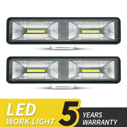 LED Work Light Flood 3030 SMD Super Bright Flood Spot 6500K DC 12-24 Volts Spotlights Truck 4x4 4WD Off Road