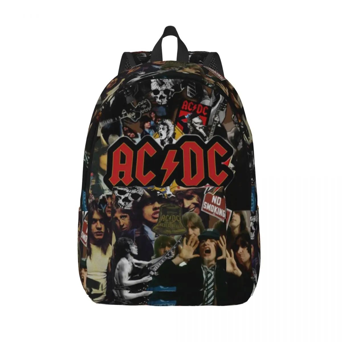 

AC DC Music Tour Rock Band Модный рюкзак Открытый студенческий пеший туризм Путешествия Рюкзак для мужчин Женщины Студенческие холщовые сумки