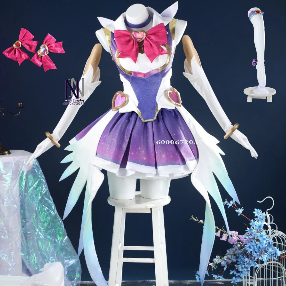

CosplayGame Overwatch Magical Girl Cosplay Costume Fashion Anime Kamori Kiriko Role Play Cute Lolita Dress for Women Adult Party