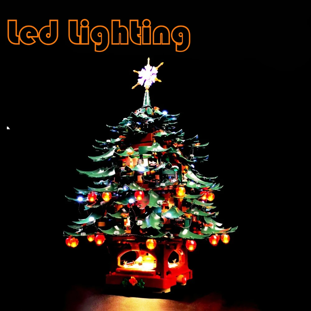 

Набор освещения для украшения рождественской елки LEGO Family 41843, радиоуправляемая версия, не включает строительный блок (только комплект светодиодных фонарей)