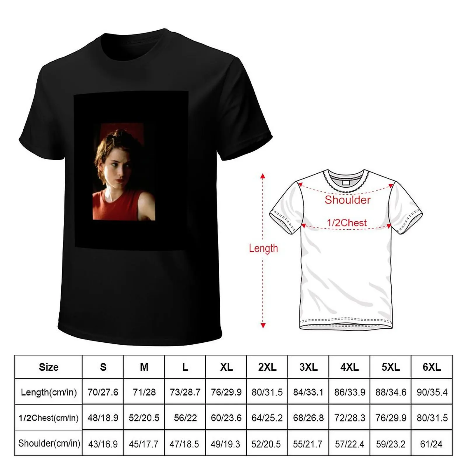 Winona Ryder T-Shirt Quick Dry Light Sports T-Shirt