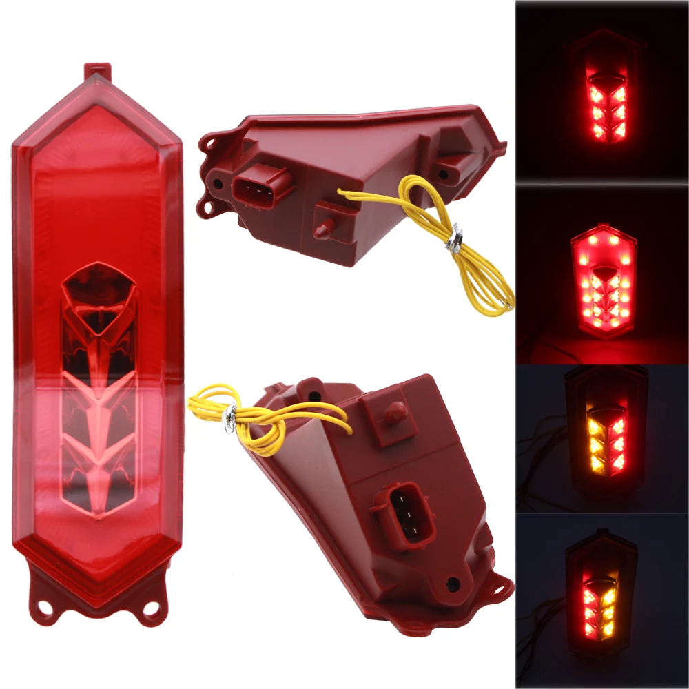 

For YAMAHA YZF R1 R1M YZF-R1 2015 - 2020 Tail Light Integrated Turn Signals Brake Lamp Motorcycle Tail Turn Flasher lamp