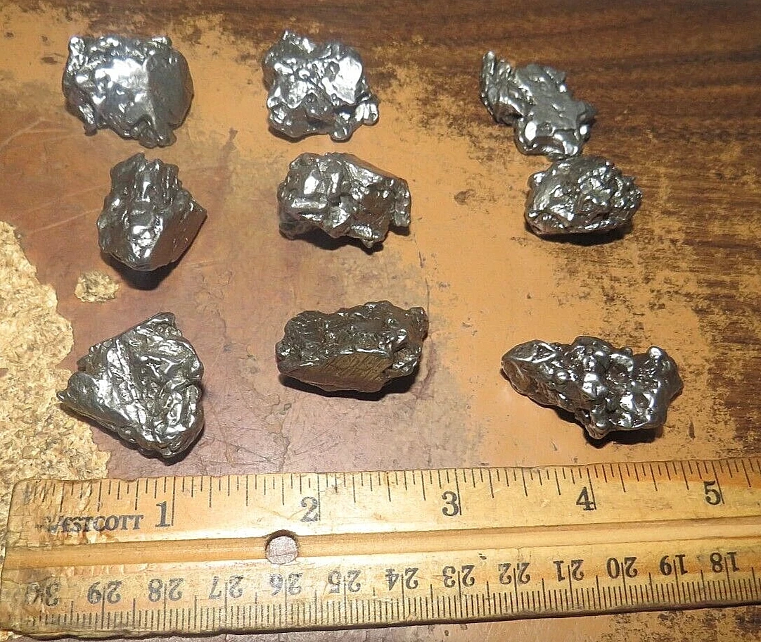 30gm  LOT OF CAMPO DEL CIELO METEORITE CRYSTALS 20-30 GMS IN SIZE JAL