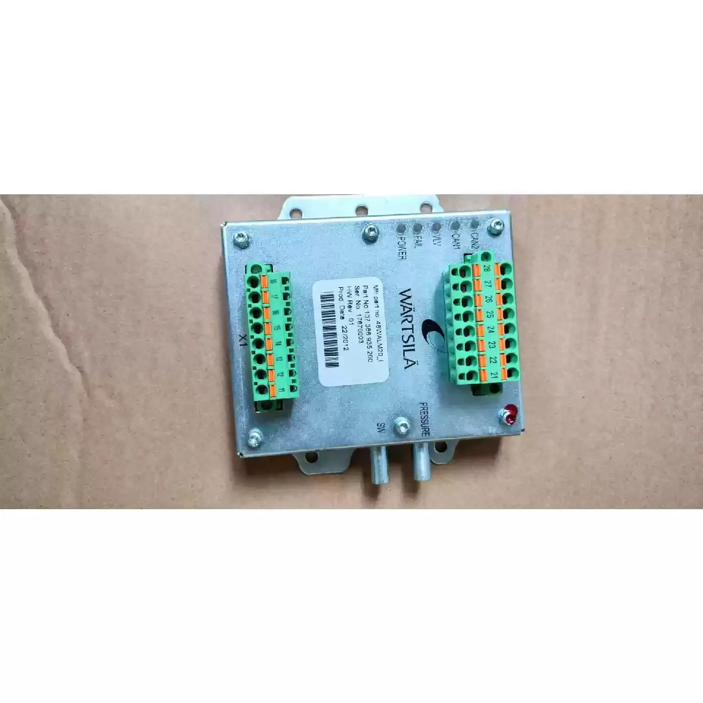 Suitable for Wärtsilä main engine ALM-20 cylinder lubrication control module, model 46WALM20.