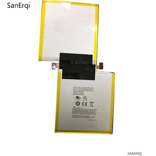 

Полимерная литиевая батарея емкостью 6000 мАч для amazon kindle HD8.9 S2012-002-S 58-00015 3HT7G S2012-002 26S1002 батарея