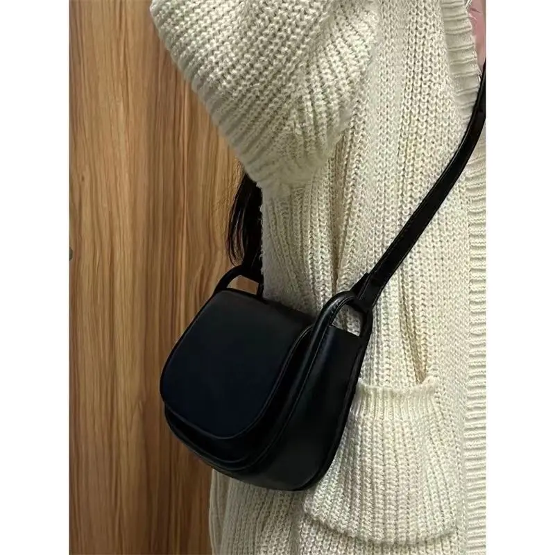 Women Bag Korean Fashion New PU Shoulder Bag Handbag Crossbody Bags for Women Dark Style