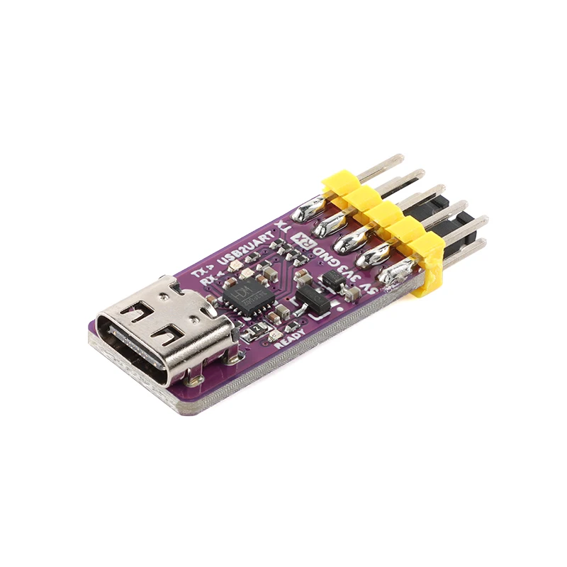 5pcs USB to Serial Module 6Mbps 5V/3.3V TTL CH343P Debug Burn Downloader Type-C