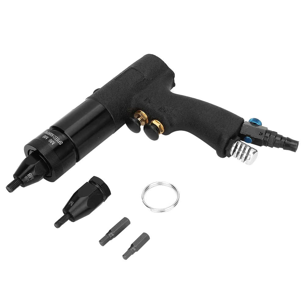 KP-740A Pneumatic Riveting Gun Pull Nut Automatic Air Riveter Nut Gun Tool Pneumatic Riveter