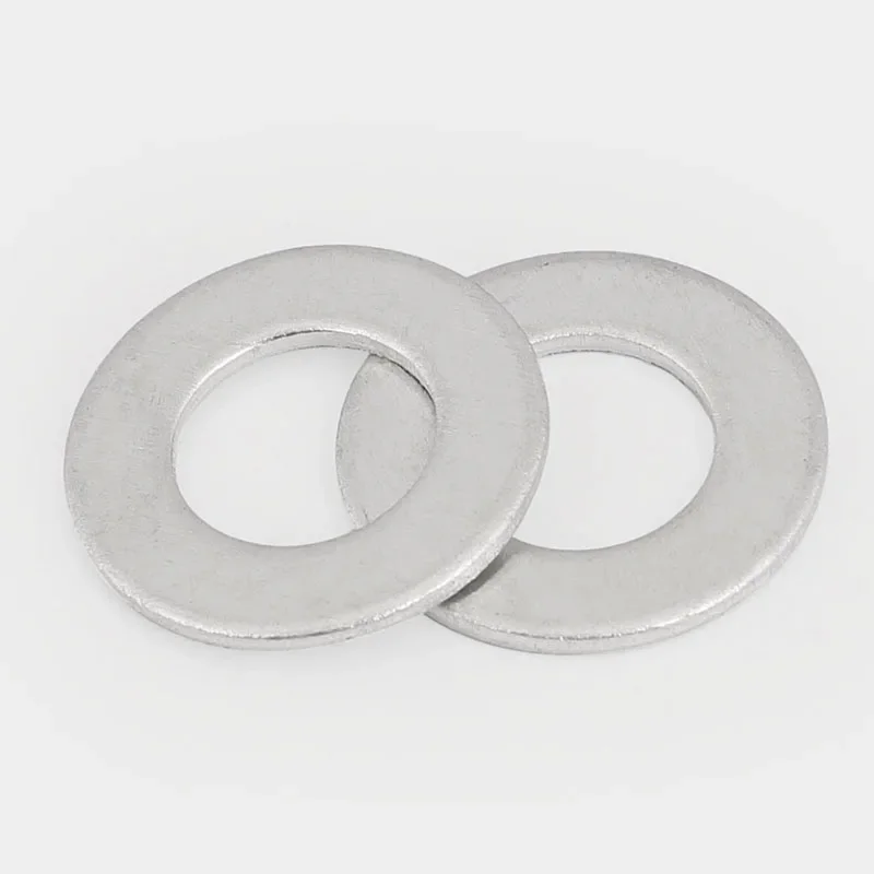 1000Pcs Aluminum Washer 1mm Thickness Gasket Nut and Bolt Set Flat Ring Seal For Oil Drain Plug Gasket Sump Plug M6-M16