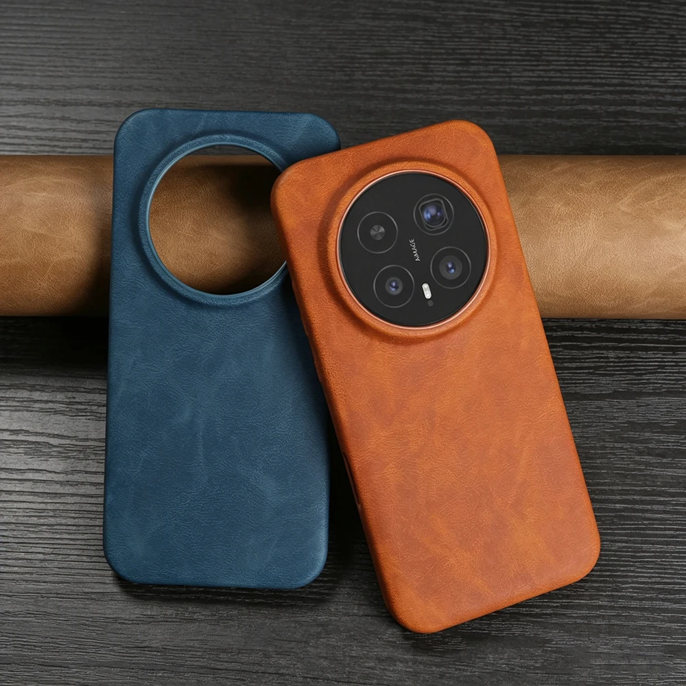 Smooth-Feel Leather Phone Case For Honor Magic 8 Pro Magic8 8Pro Magic 7 Pro Magic7 7Pro Cases Hard Back Cover Shockproof Fundas