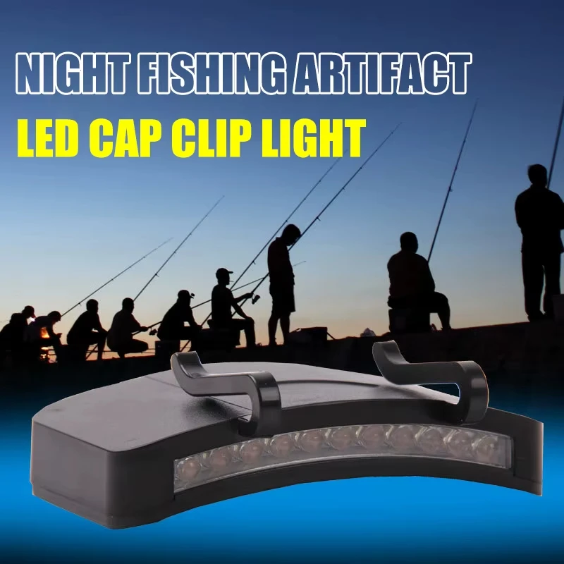 

Super Bright 11 LED Headlamp Hat Brim Light Baseball Cap Lights Headlight Cap Hat Light Clip on Hat for Camping Cycling Hiking