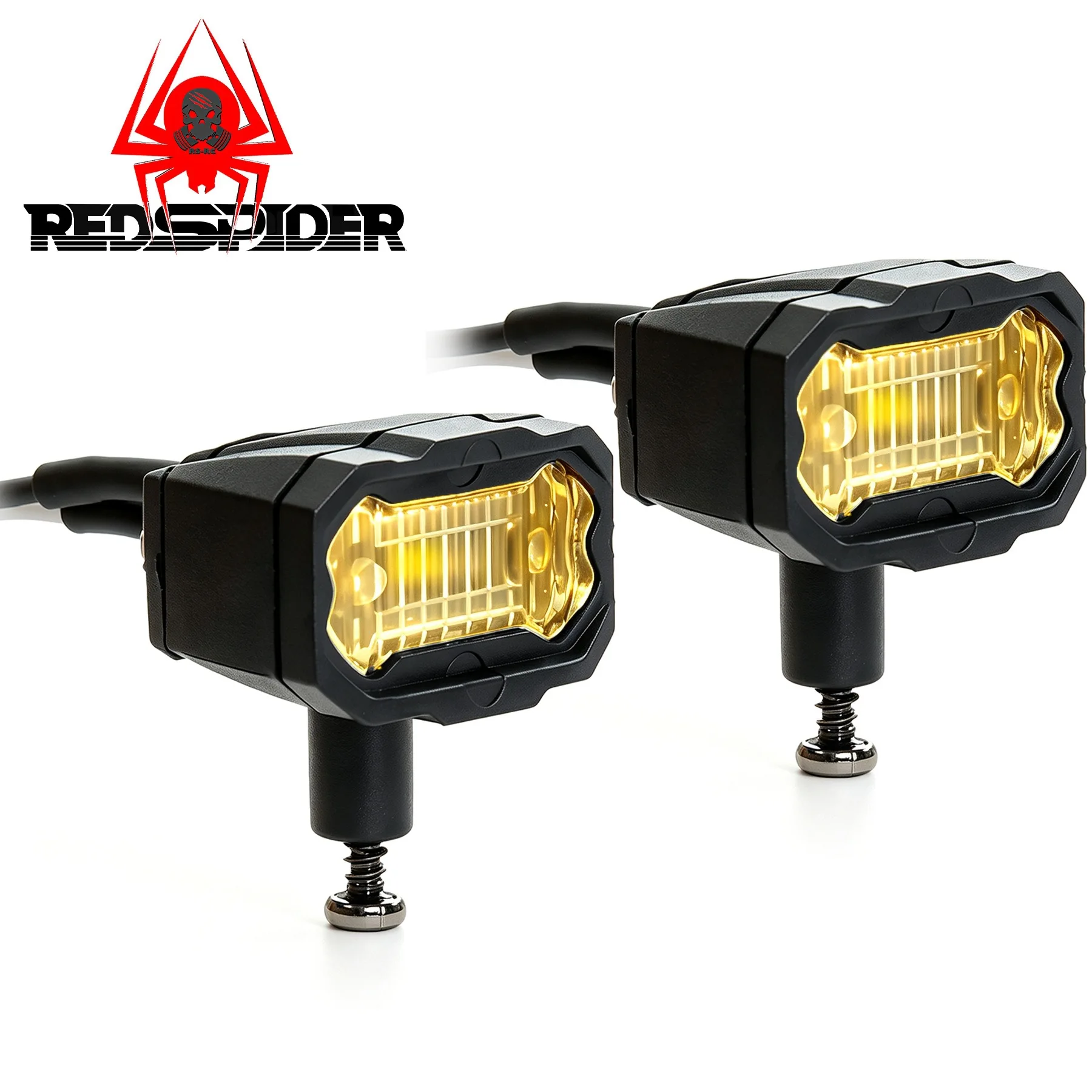 Headlight Searchlight for 1/10 Climbing Car TRAXXAS Easy Control 1/8 Maker MK07 RC Car Metal Upgrade OP Accessories Parts