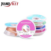 Tin Removal Wire Desoldering Braid Tape Copper Solder Wire Soldering Wick Removal Tin Welding Wire Repair Tool 1.5/2/2.5/3/3.5mm