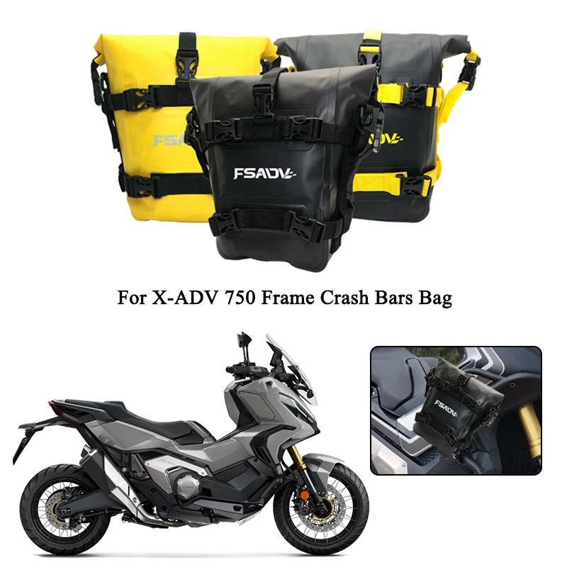 

Подходит для HONDA X-ADV XADV750 xadv750 XADV 750 xadv 750, рамка, защитные дуги, водонепроницаемая сумка, инструмент для ремонта бампера, сумка для размещения