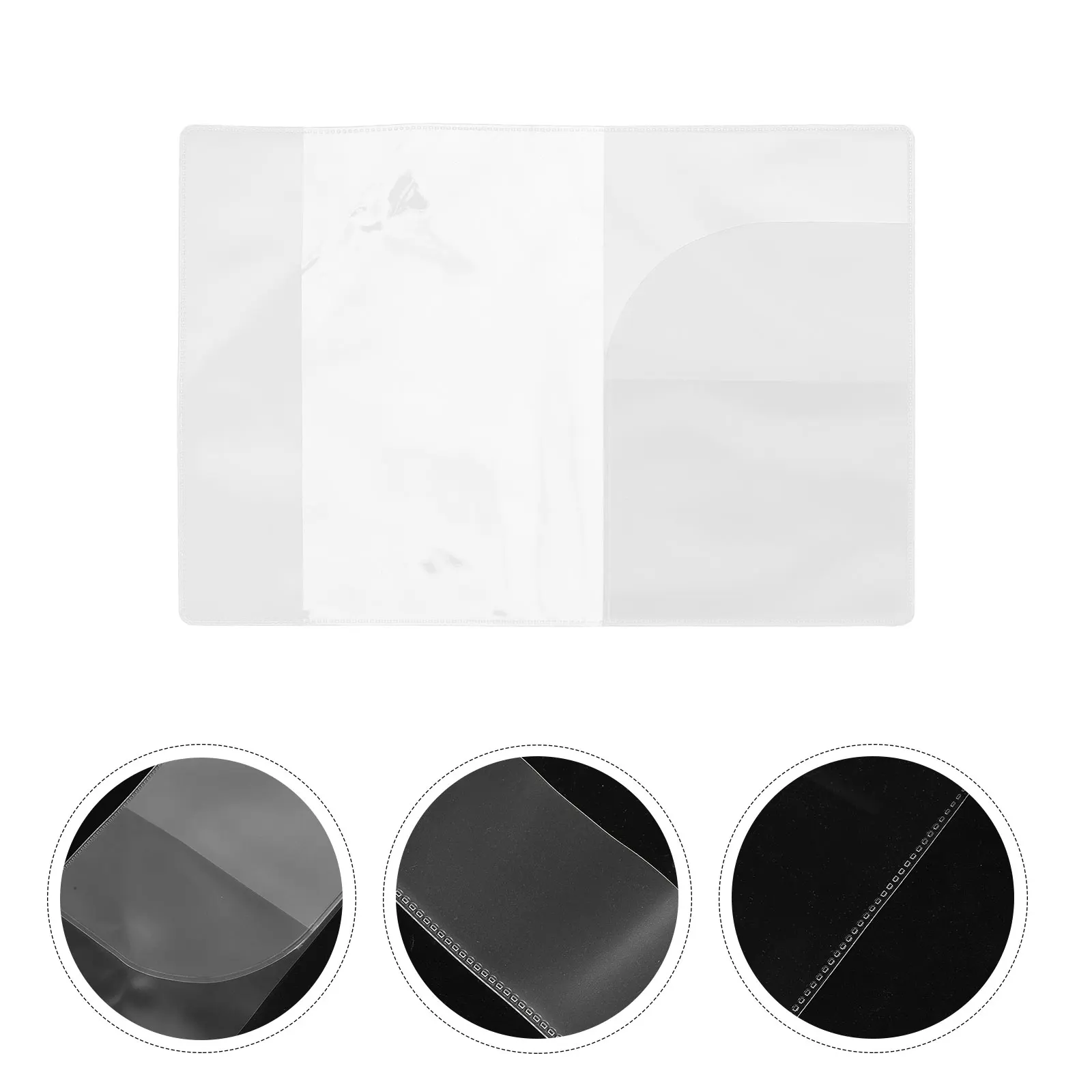 5 Pcs Passport Case Card Protector Sleeves Holder Pouch Pvc