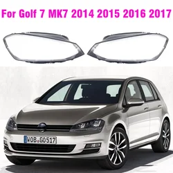 Car Clear Headlight Lens Cover Replacement Headlight Cover For Golf 7 Mk7 2014 2015 2016 2017