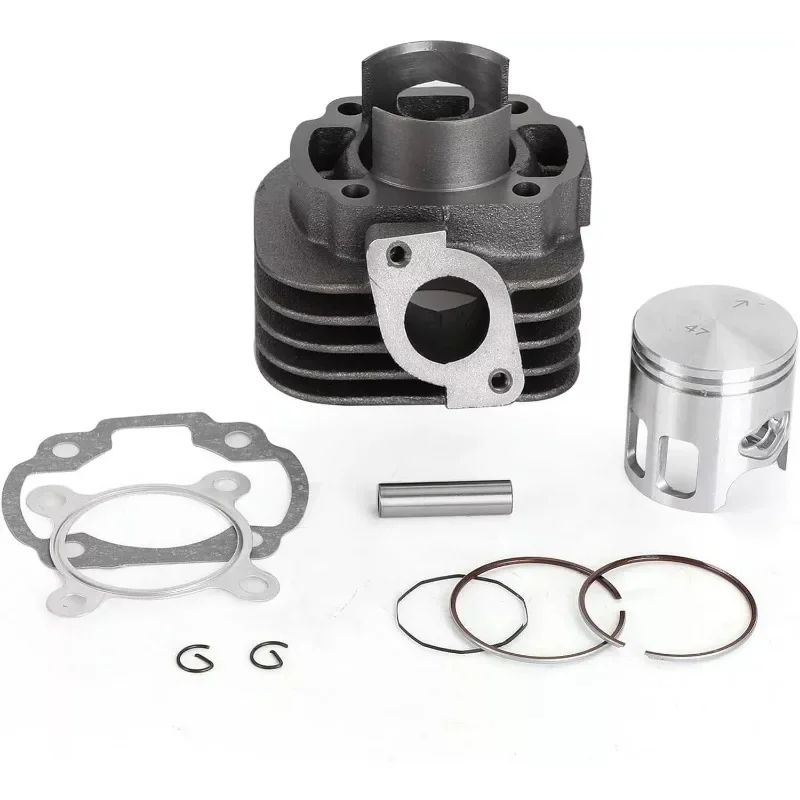 47mm Bore 70CC Cylinder Piston Ring Kit for 1E40QMB JOG50 KEEWAY Hurricane 50 ZIP 50 Stels Skif 50 2 Stroke Scooter Engine Parts