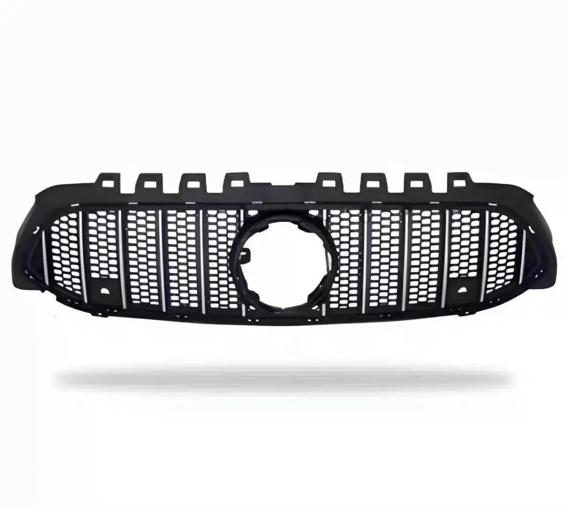 modified new grille A-class W177 modified medium mesh AMG A45 vertical bar GT medium mesh