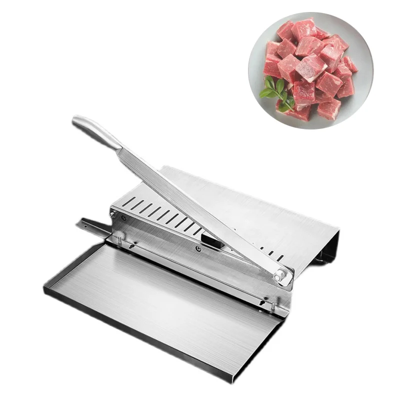 

Bone Cutting Machine Commercial Manual Chop Pig Trotters Cutter Frozen Meat Cut Bone Chopped Machine