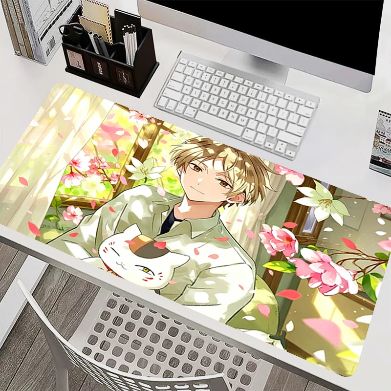 Computer Mouse Pad Natsumes Book Of Friends Anime Mouse Pad kawaii Desk Mat Gaming Accessories Mouse Pad Gamer Extended Mousepad