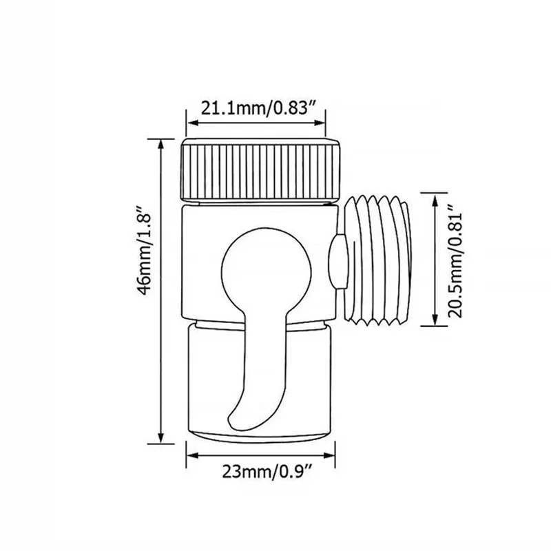 Faucet Switch Adapter Kitchen Sink Splitter Diverter Valve Water Tap Connector For Toilet Bidet Shower Bathroom Accessories