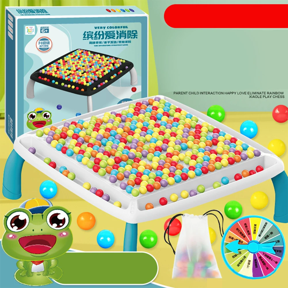 Rainbow Ball Puzzle Magic Chess Board Games Elimination Training Colorful Interactive Educational Toys