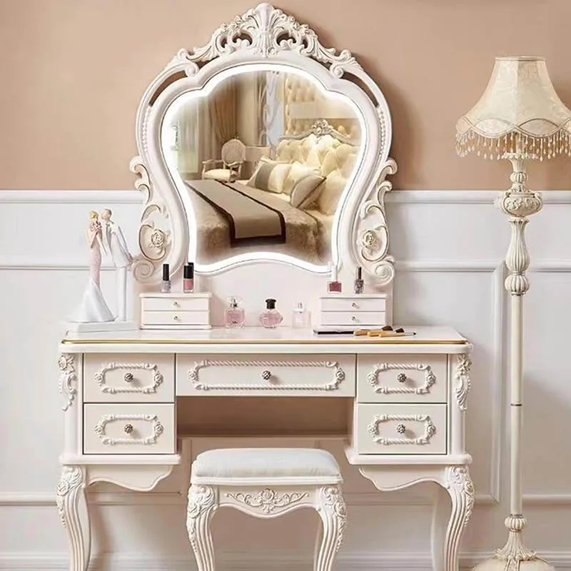 

Unique Luxury Dressing Table Storage Nordic Creative Makeup Vanities Aesthetic Modern Kommode Schlafzimmer Bedroom Furniture