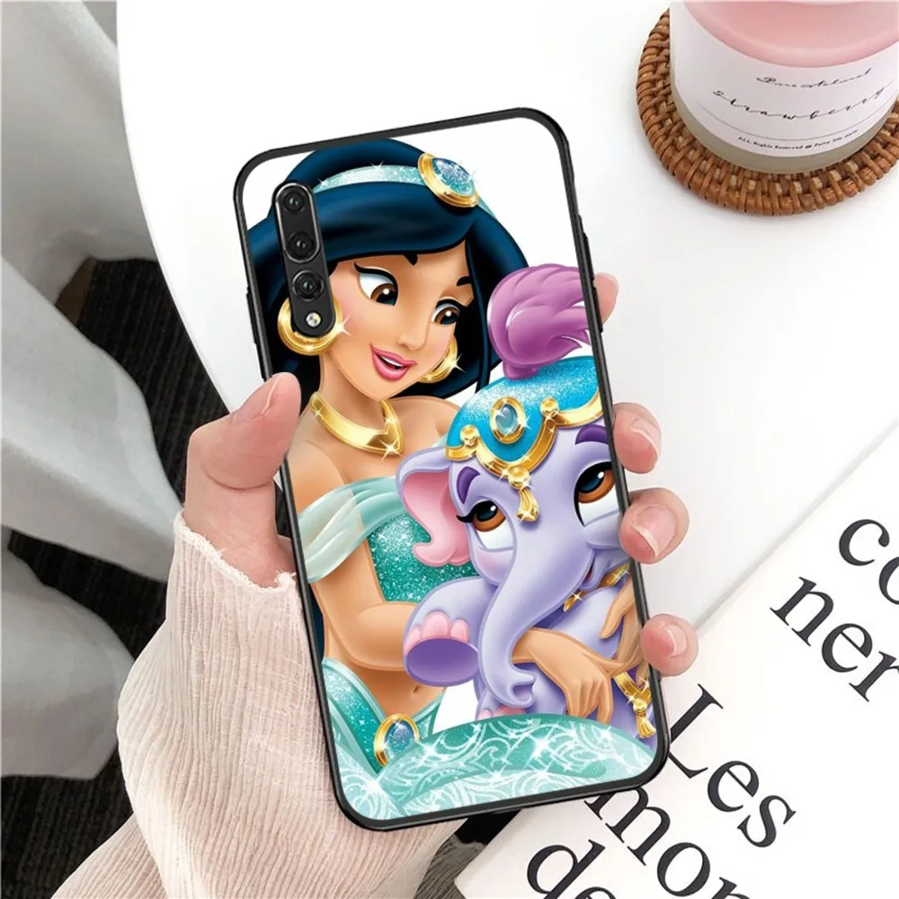 Disney Princess Jasmine Phone Case For Huawei P 8 9 10 20 30 40 50 Pro Lite Psmart Honor 10 lite 70 Mate 20lite