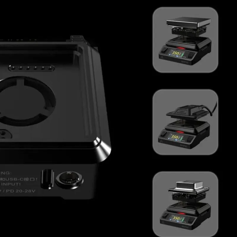 MHP50 tin furnace heating table 150w high-power electronic digital display constant temperature mobile phone