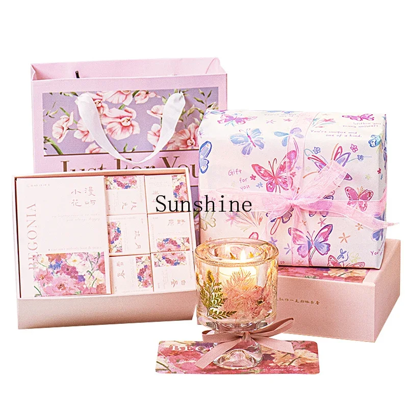 

Scented Candle Gift Box Set Lasting Household Fragrance